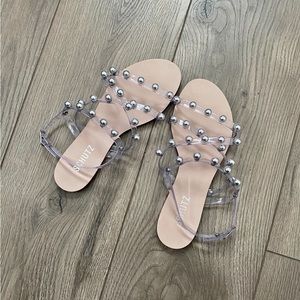 Schutz clear lina sandals